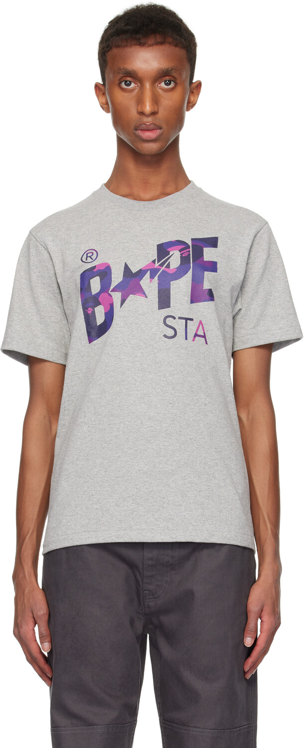 

Футболка с логотипом «STA» в камуфляжном стиле BAPE