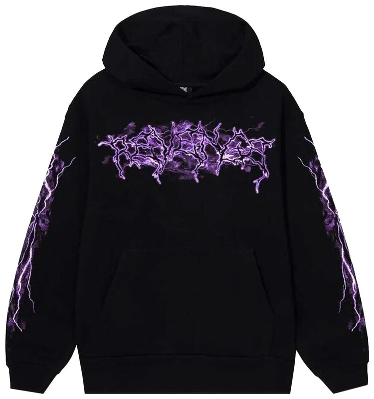 

Худи Revenge Purple Lightning Anarchy Hoodie 'Black', черный