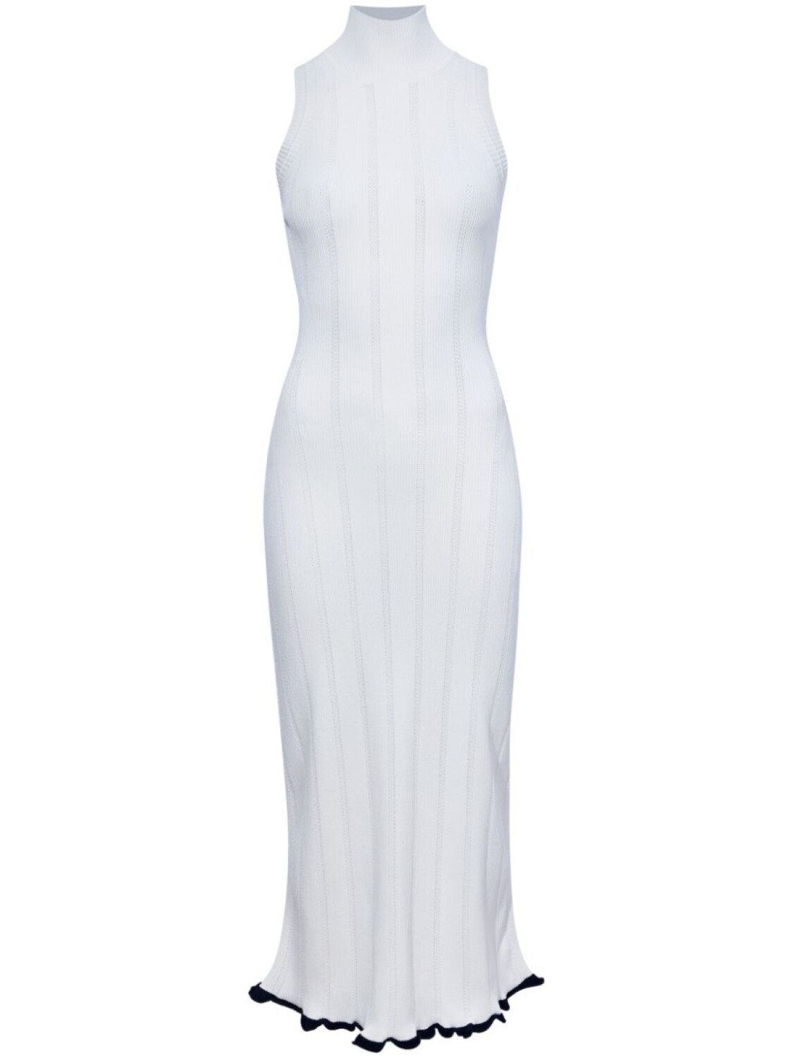 

Proenza Schouler White Label платье с высоким воротником, белый