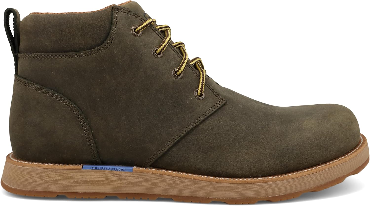 Ботинки Twisted X мужские 6 с подошвой Cellstretch Wedge, Olive — фото 4