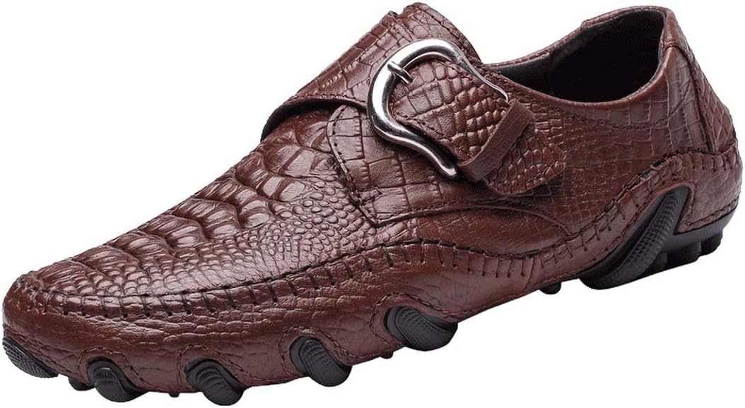 

Мужские кожаные туфли для вождения RASACE, повседневные мокасины из коровьей кожи, слипоны, коричневый