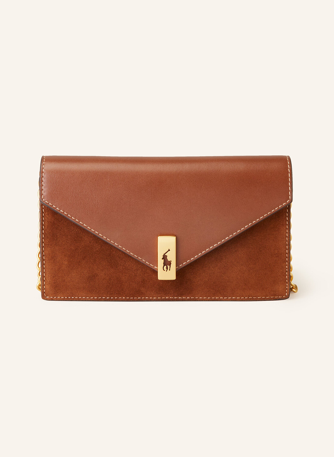 

Сумка через плечо POLO RALPH LAUREN, цвет COGNAC