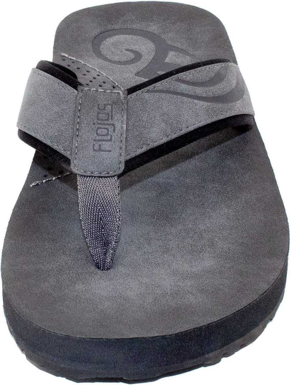 Мужские сандалии Flojos Cuero, искусственная замша с тканевой подкладкой, Charcoal — фото 2