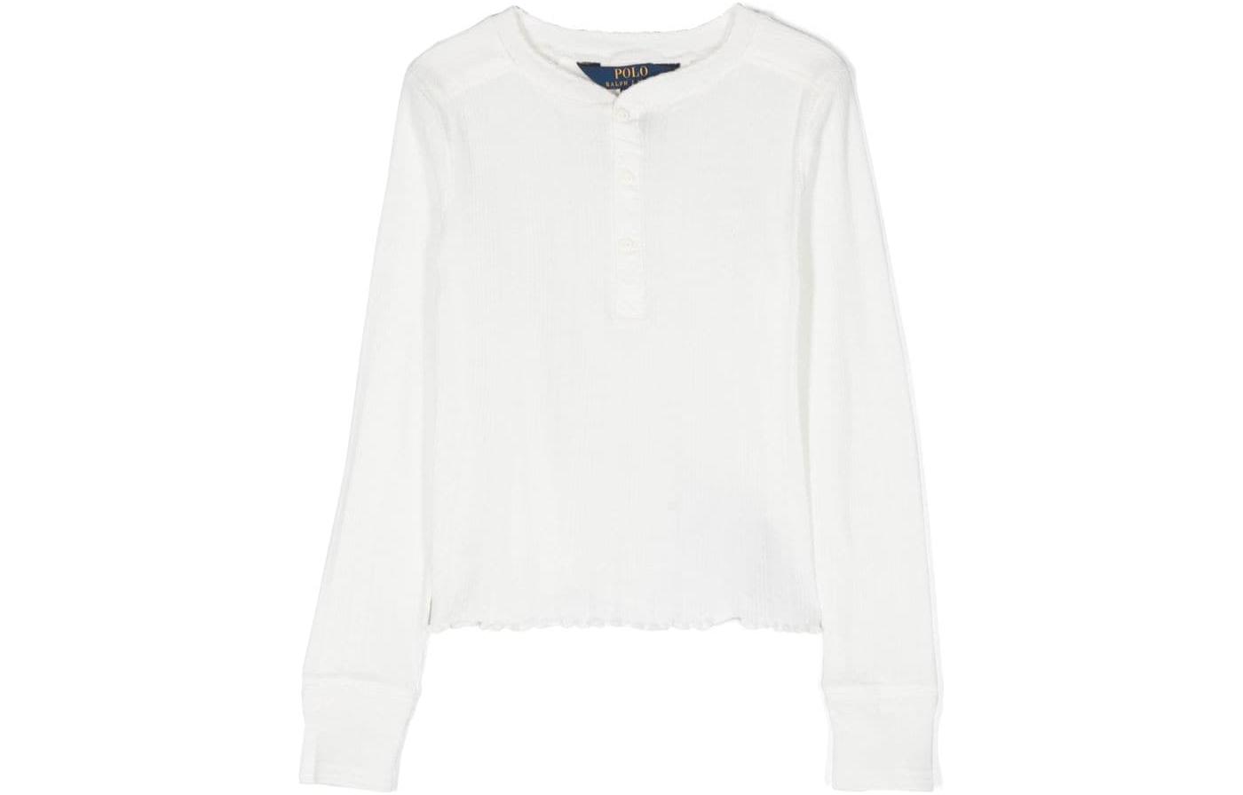 

Детская футболка с круглым вырезом, средней толщины Polo Ralph Lauren, белый