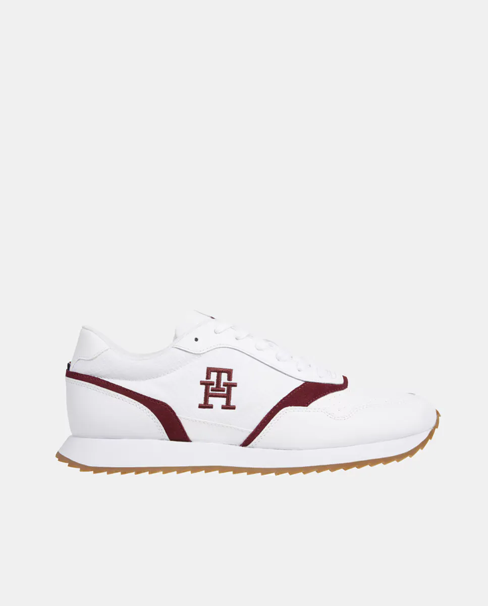 

Мужские низкие кожаные кроссовки Tommy Hilfiger, белый