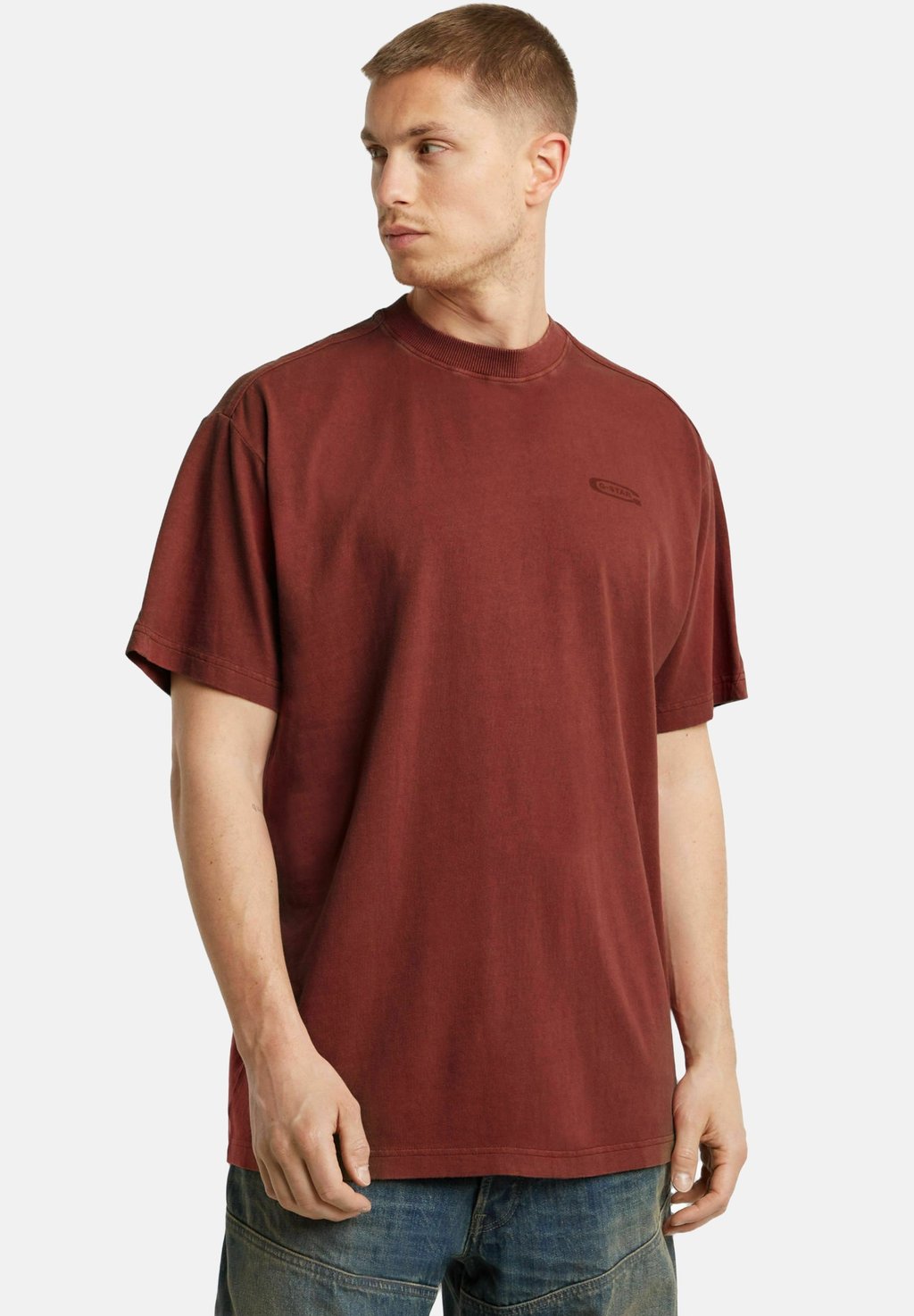 

Базовая футболка PIGMENT DYE LOOSE G-STAR, красный