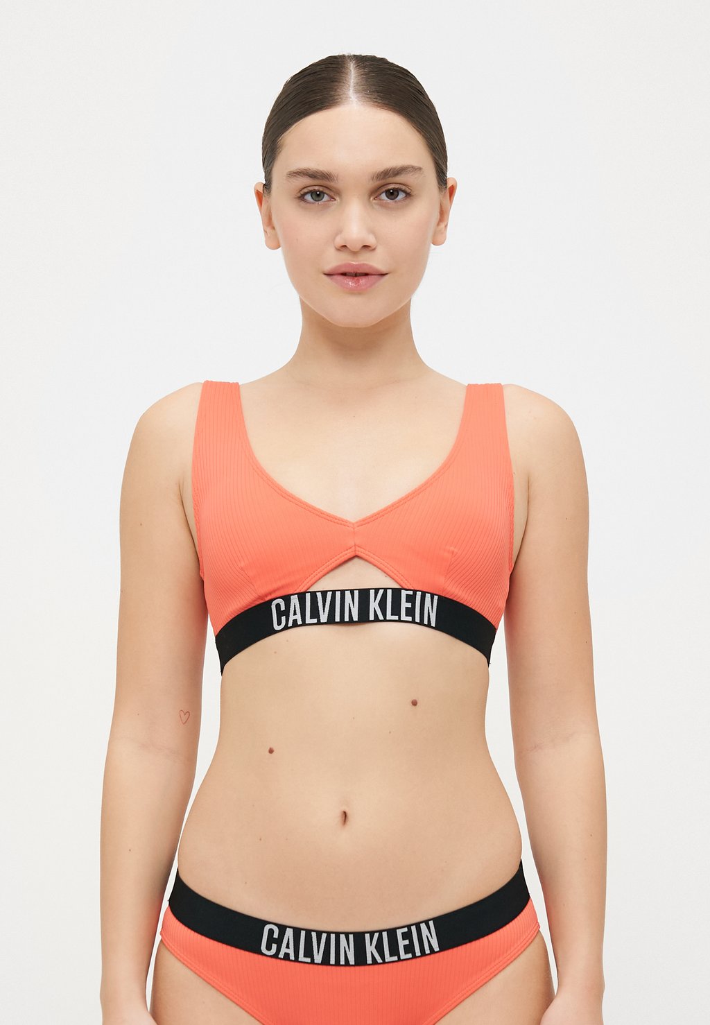 

Верх бикини BRALETTE NEW Calvin Klein Swimwear, коралловый