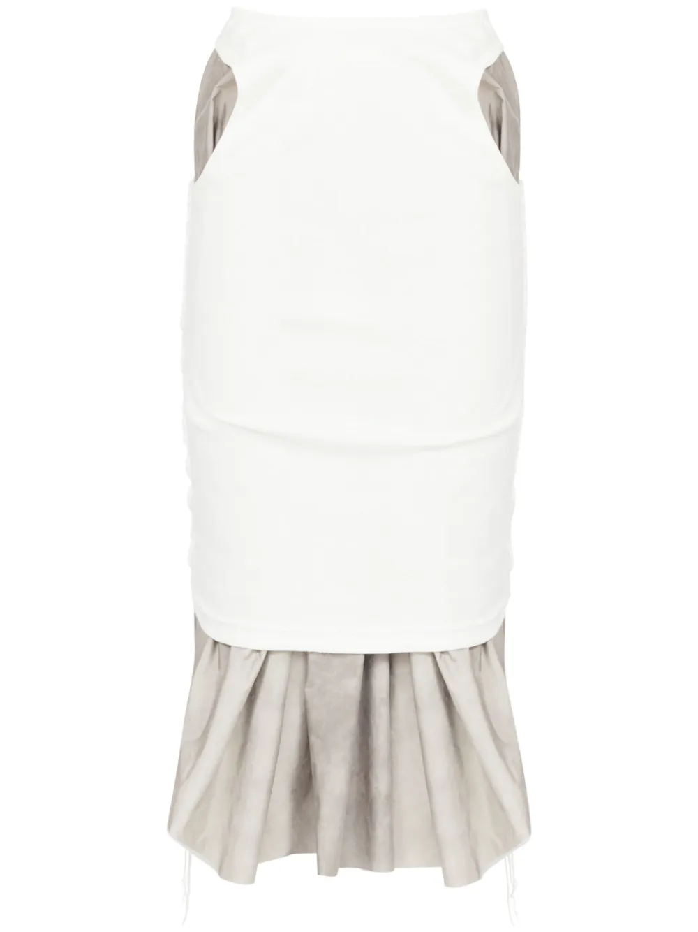 

Многослойная юбка Maison Margiela, белый