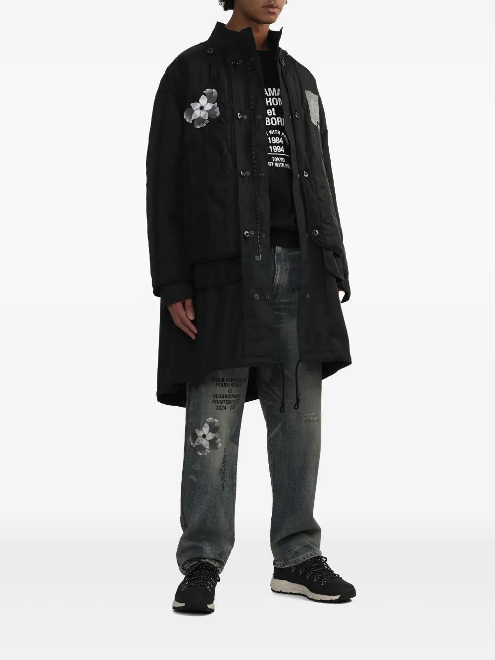 Джинсы Savage из коллаборации с Neighborhood Yohji Yamamoto, синий — фото 2