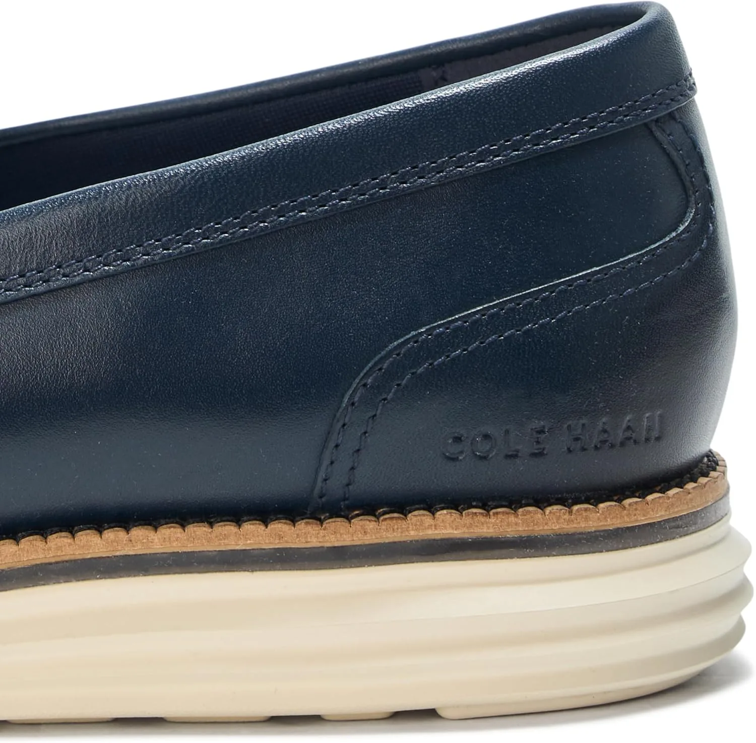 Мужские лоферы Cole Haan Original Grand Meridian, синий/темно-синий/слоновая кость — фото 4