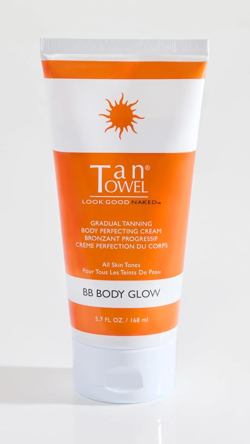 BB-крем для тела TanTowel Body Glow Gold 5.7 Fl Oz Tan Towel — фото 2