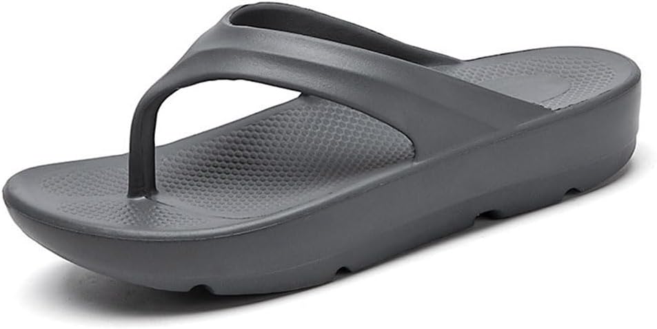 

Мужские шлепанцы YCZHD с толстым EVA-подошвой, легкие, с поддержкой свода стопы, шлепанцы с ремешком между пальцами, удобные пляжные сандалии на платформе (Размер: EU 36/37, Цвет: Черный)