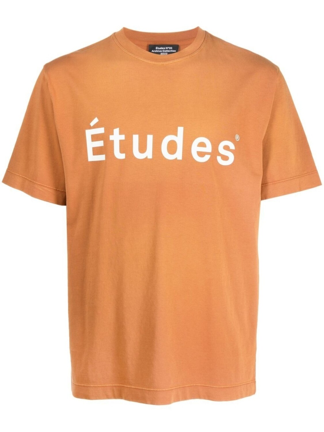 

Etudes футболка с логотипом, коричневый