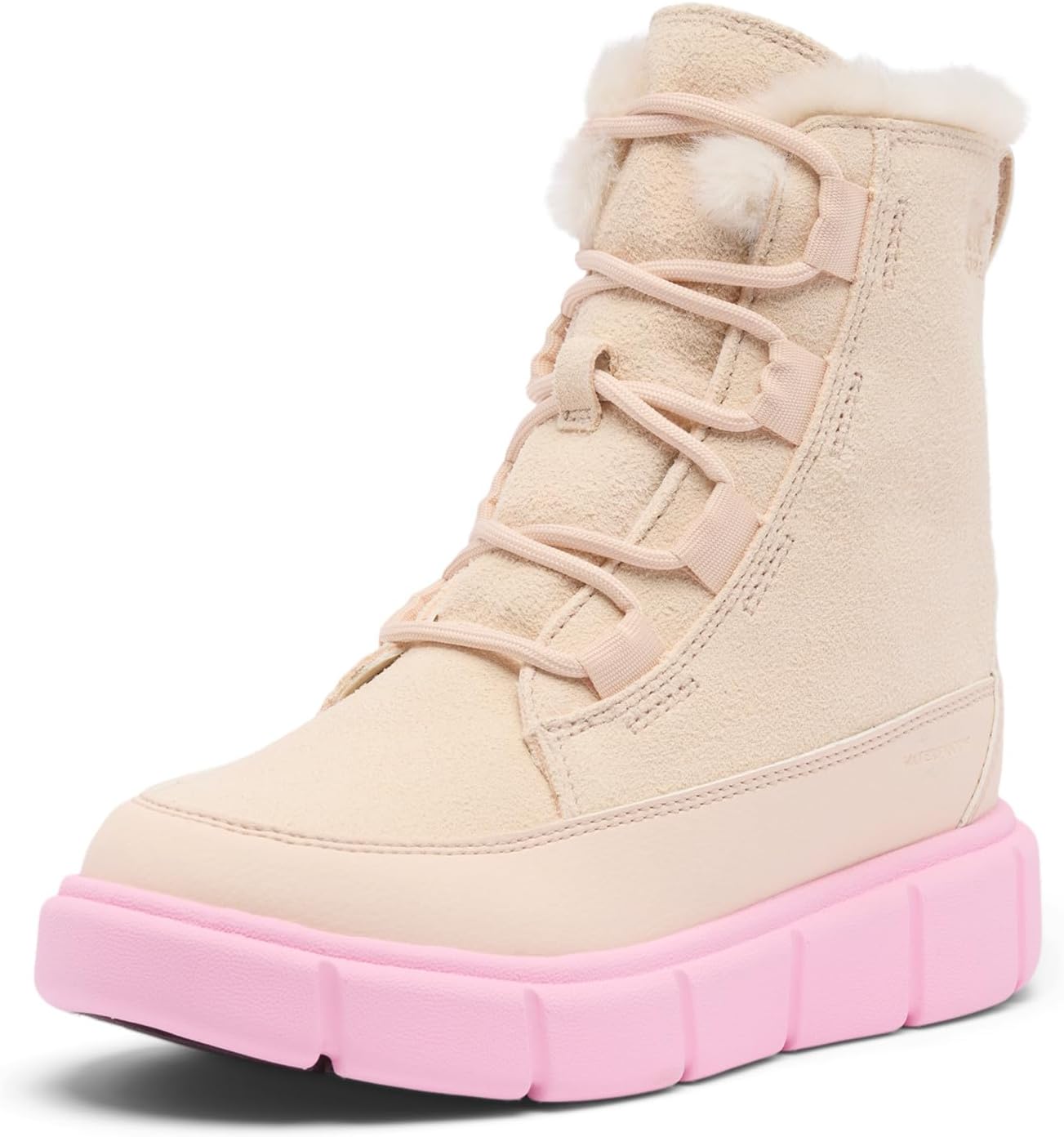 

Детские ботинки Sorel Children's Explorer III с шнуровкой, розовый