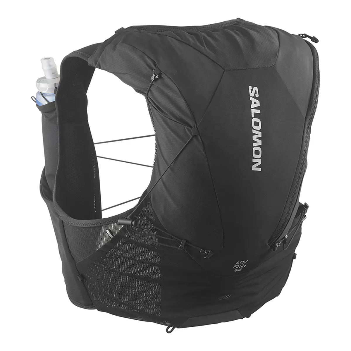 

Жилет для бега унисекс ADV SKIN 12 с бутылками в комплекте Salomon, чёрный