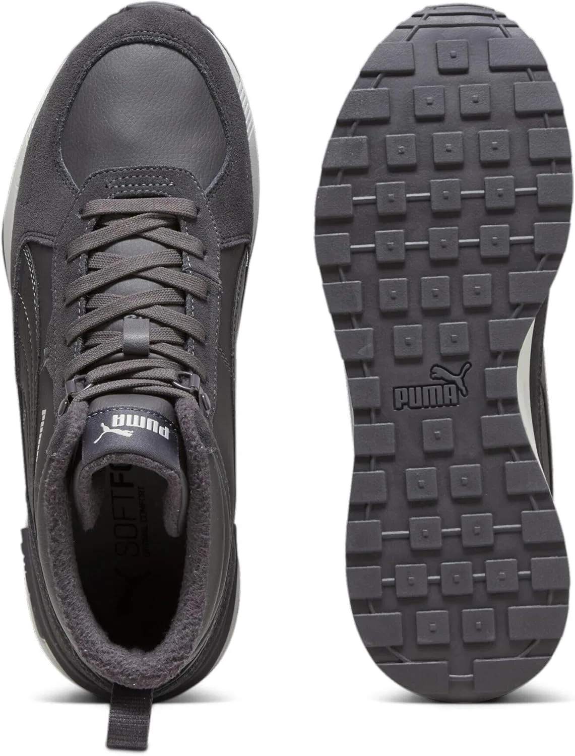 Мужские кроссовки PUMA Graviton Mid, темно-серый (Dark Coal Ash Gray) — фото 4