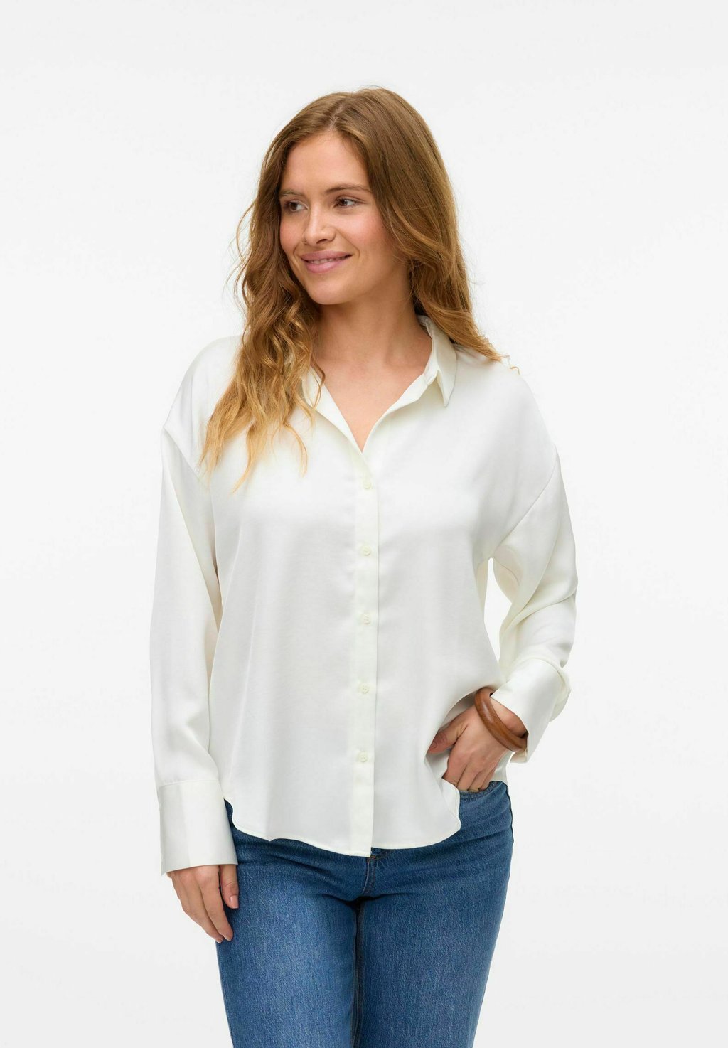 

Блузка на пуговицах SNEMILY Vero Moda, белый