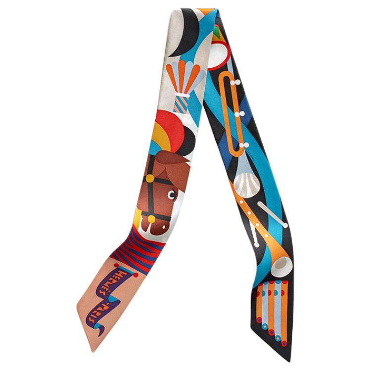 

HERMES Шёлковый шарф Multicolor, Multicolor