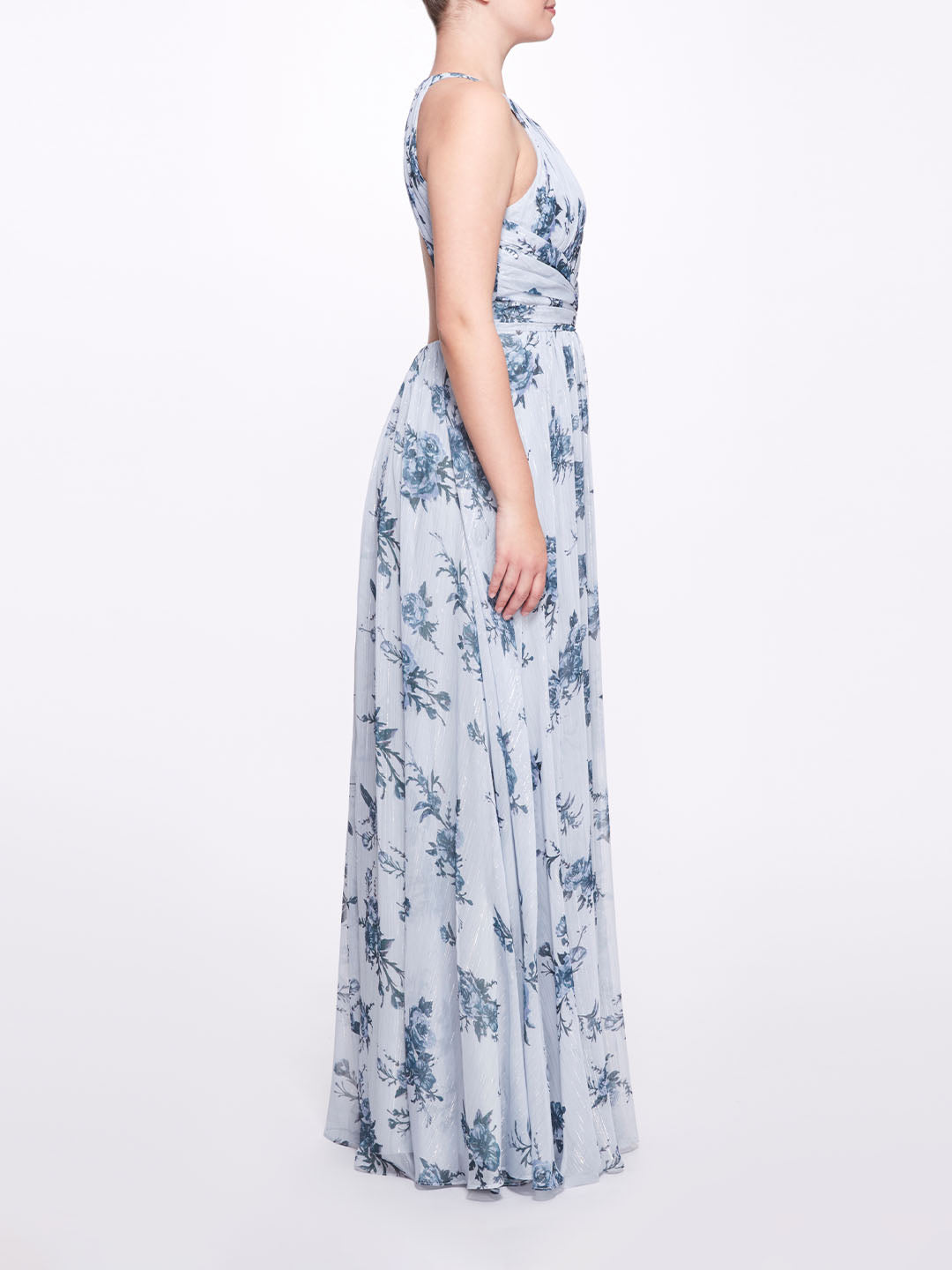 

Женское платье Marchesa Notte Bridesmaids, цвет dusty blue