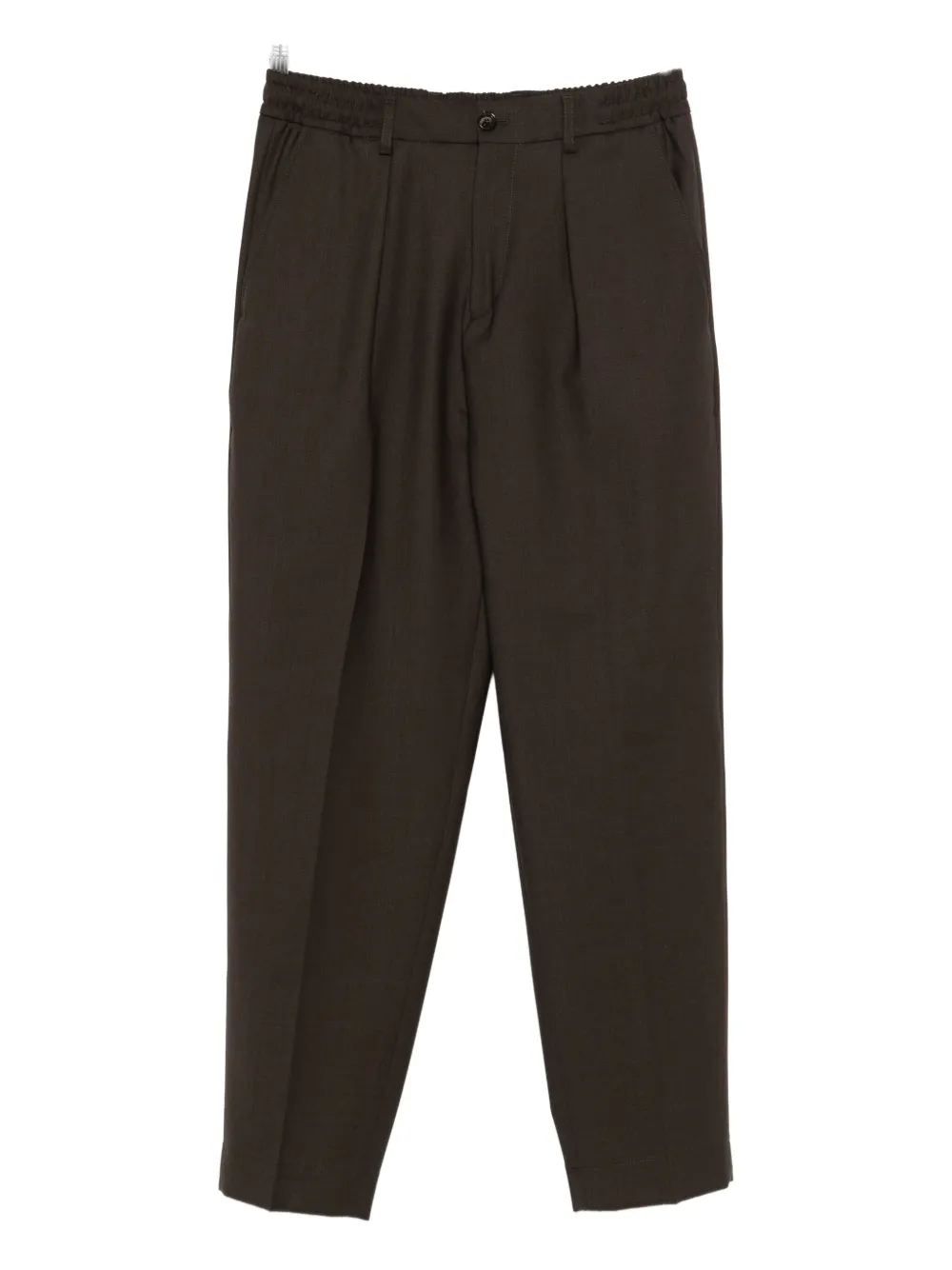 

Плиссированные брюки с эластичным поясом Be Able, коричневый