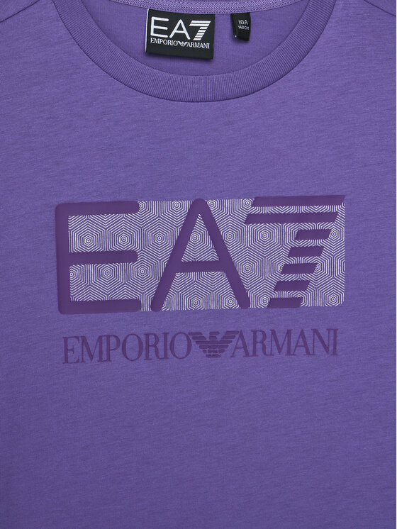 Футболка regular fit 7B000036 AF10378 UA050 Ea7 Emporio Armani, синий — фото 3