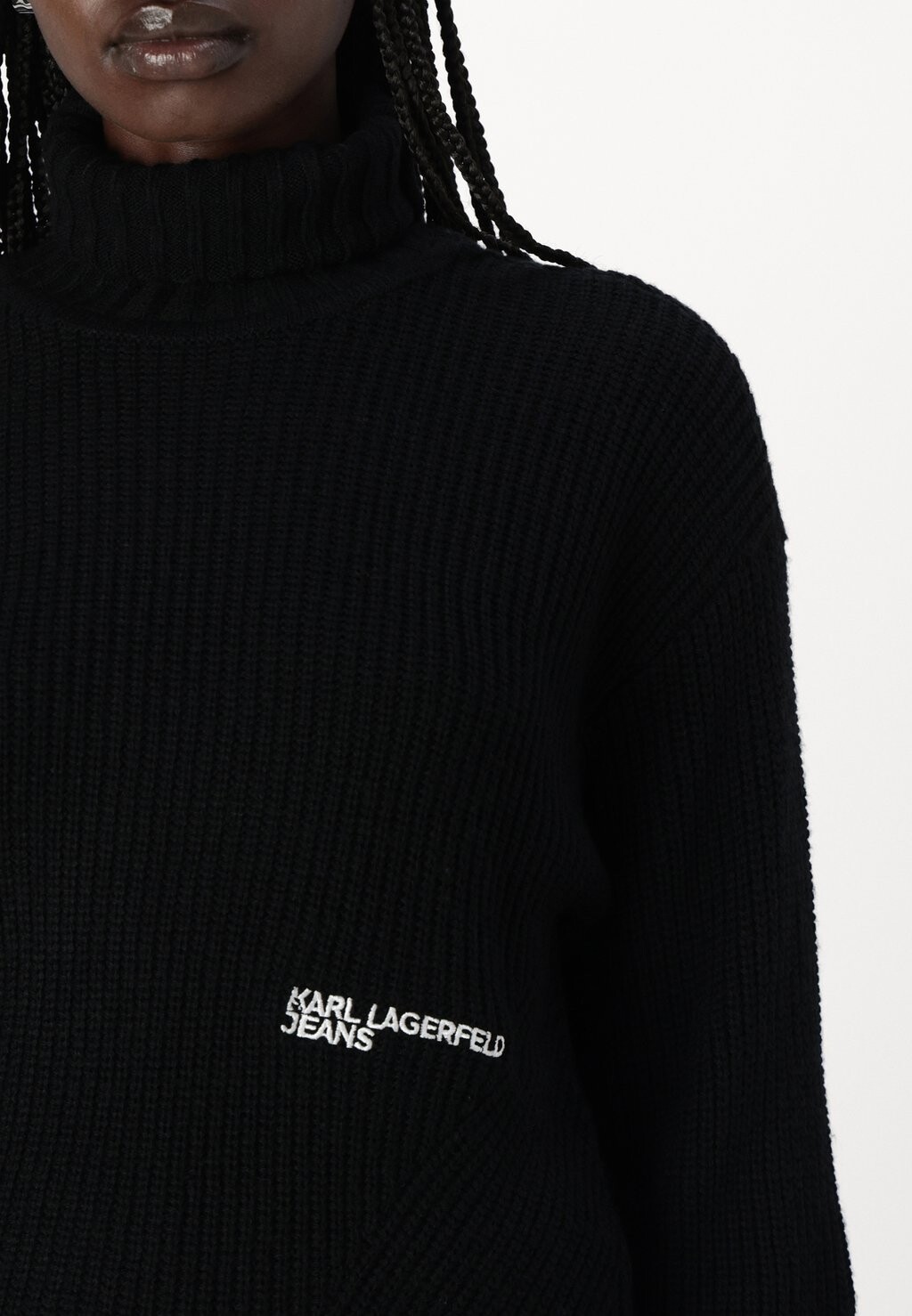

Джемпер OVERSIZED ROLLNECK SWEATER Karl Lagerfeld Jeans, черный