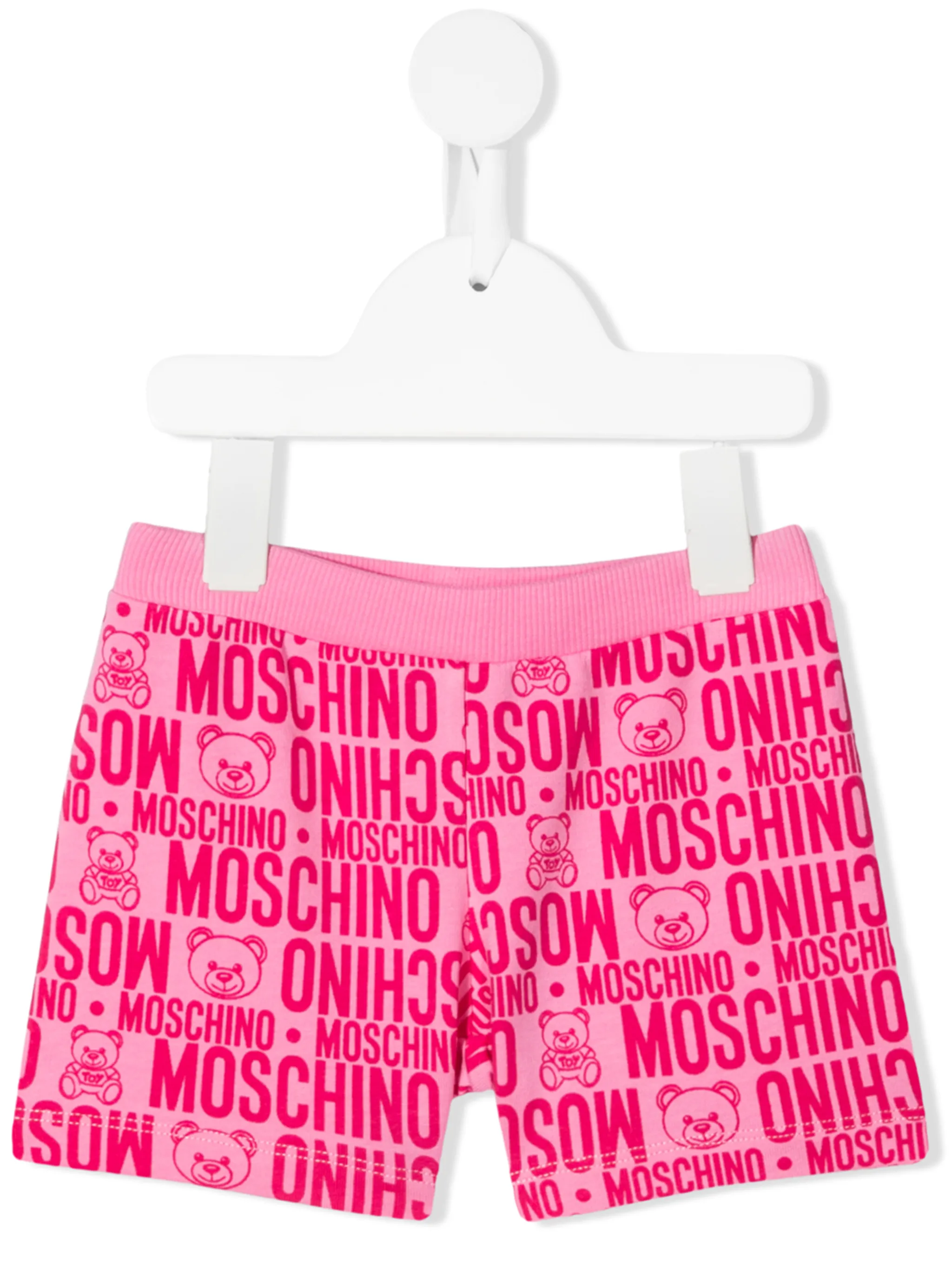 

Шорты с логотипом Moschino Kids, розовый