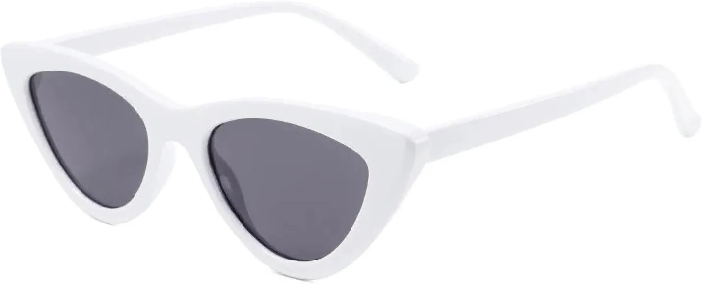 

Женские солнцезащитные очки "кошачий глаз" с леопардовым принтом, солнцезащитные очки UV400 для мужчин, голубые и розовые солнцезащитные очки DSVIGF, White Grey