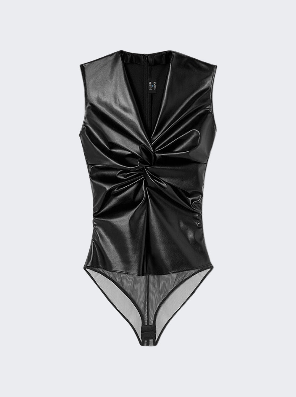 

Боди с узелками Versace, черный