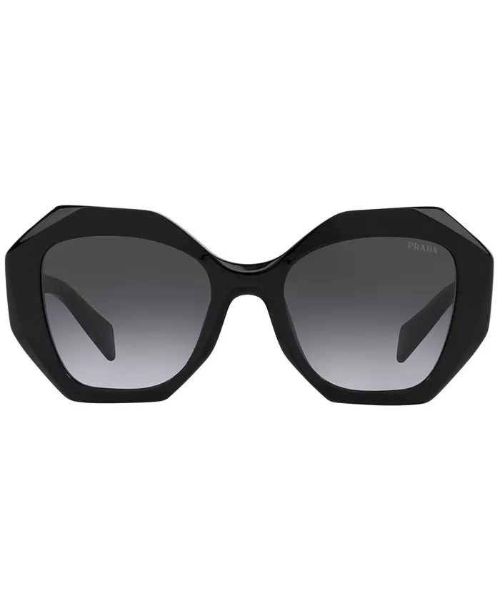 Солнцезащитные очки женские Symbole Irregular, модель PR 16WS PRADA, черный — фото 2