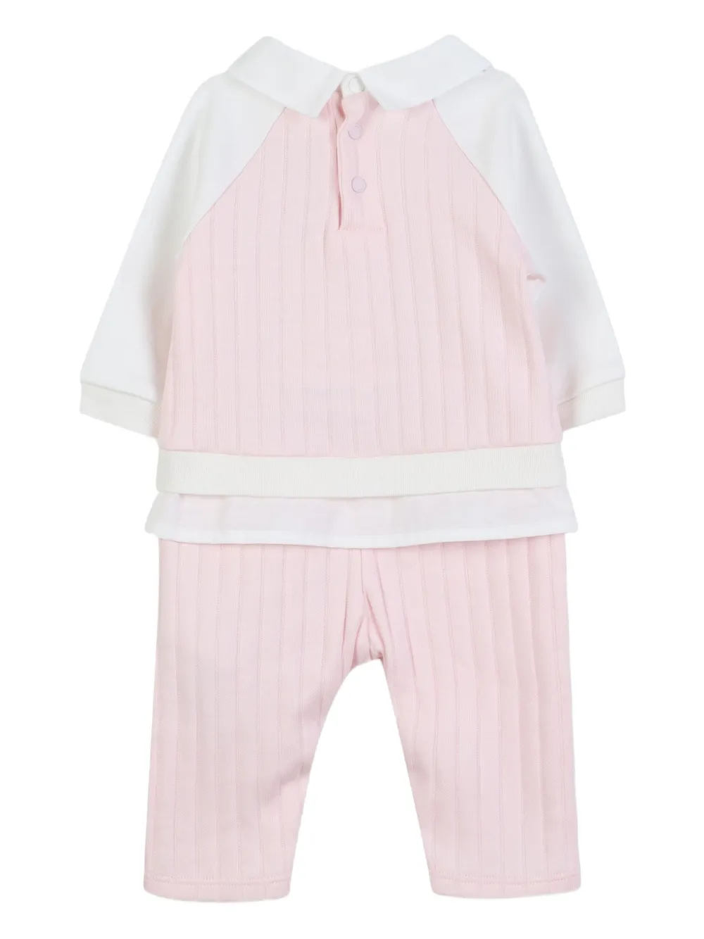 

Ромпер в рубчик Givenchy Kids, розовый