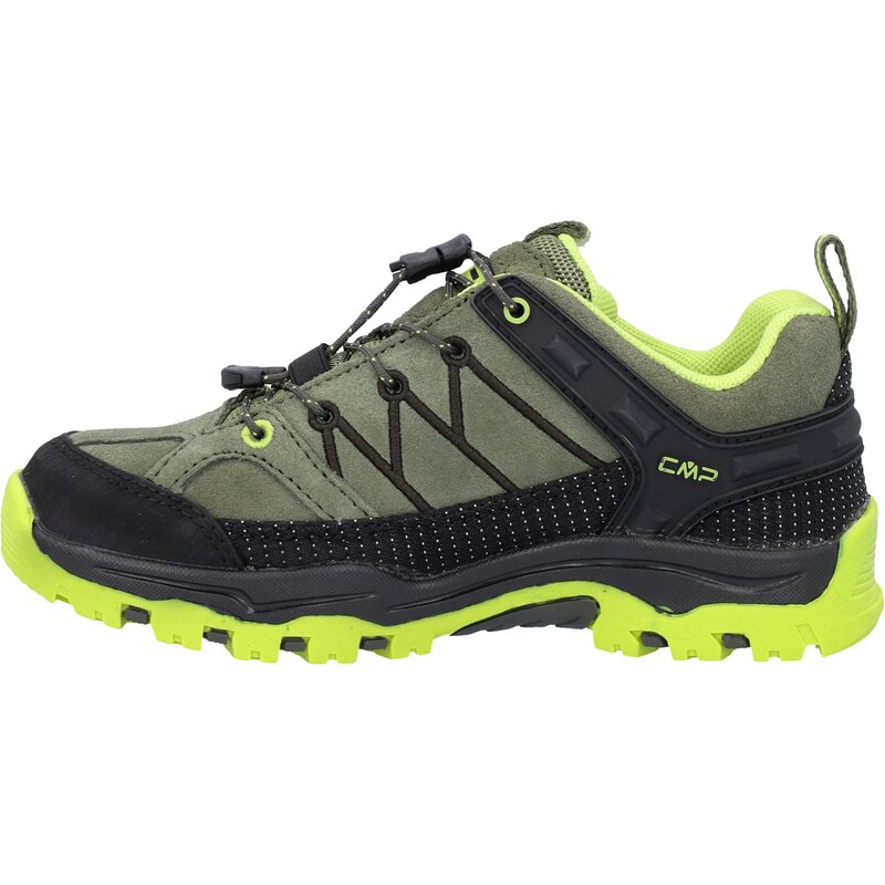 Трекинговые ботинки детские Rigel Low Trekking Shoes wp Cmp, цвет kaki-acido — фото 4