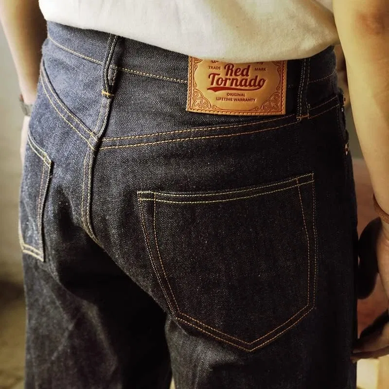 Джинсы Selvedge Denim, Red Tornado, темно-синий — фото 2
