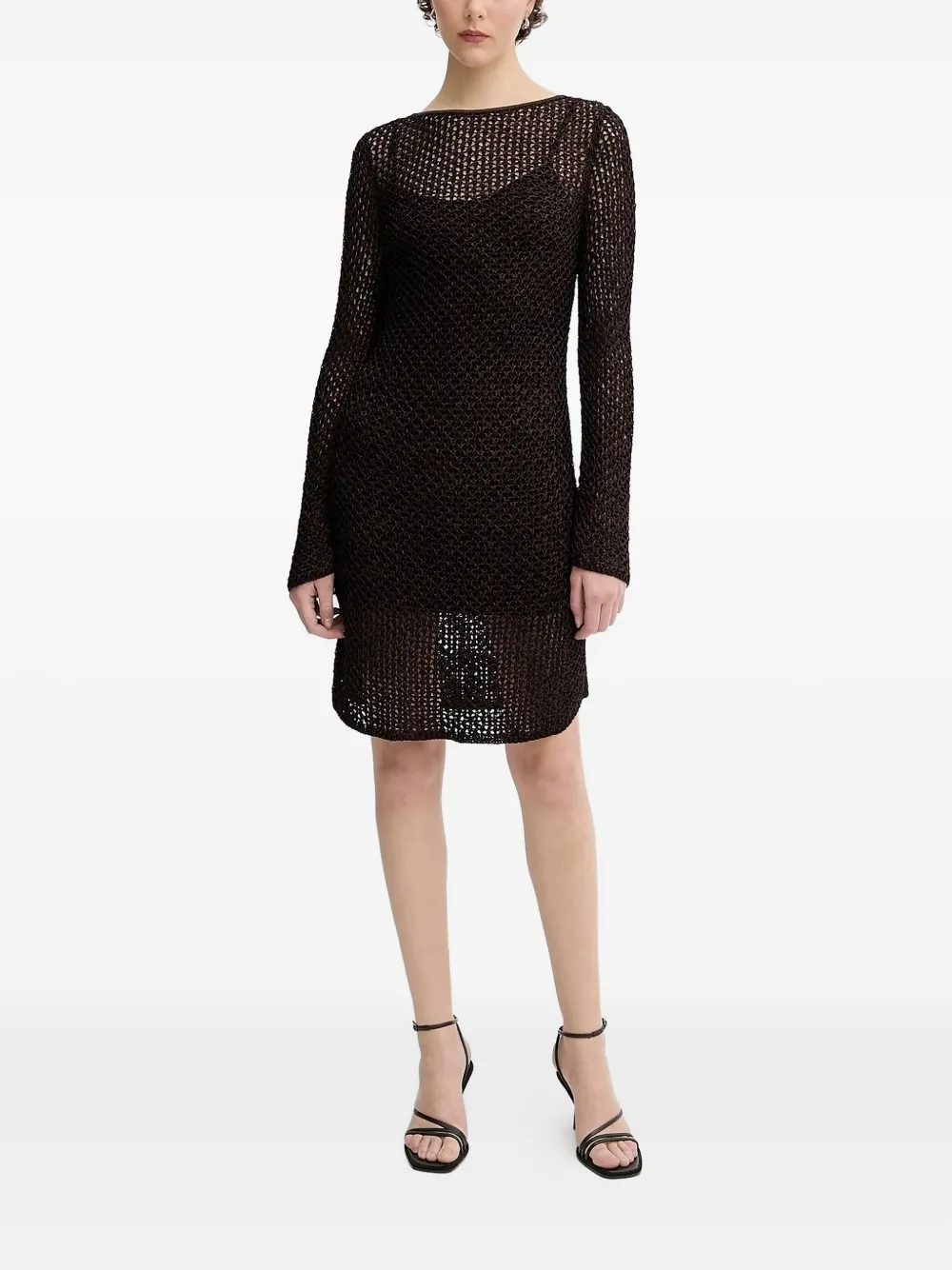 

Трикотажное мини-платье Элли rag & bone, коричневый