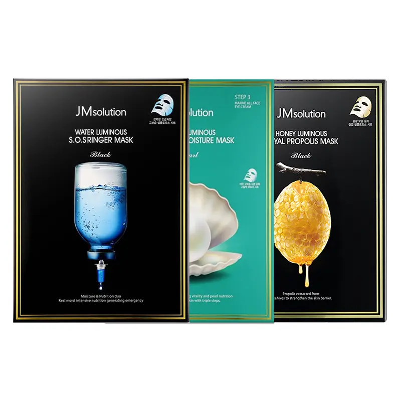 

Маска для лица JM Solution Dewy Honey Deep Water Bomb Pearl успокаивающая, увлажняющая, восстанавливающая, антиоксидантная, 3 упаковки JMsolution