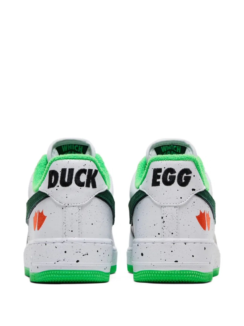 Кроссовки St. Air Force 1 Low Ducks of a Feather Egg or Duck из коллаборации с GOAT Division Nike, белый — фото 2