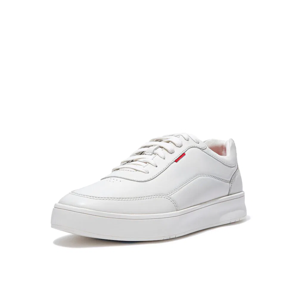 Мужские белые кожаные низкие кеды Rally X от Fitflop