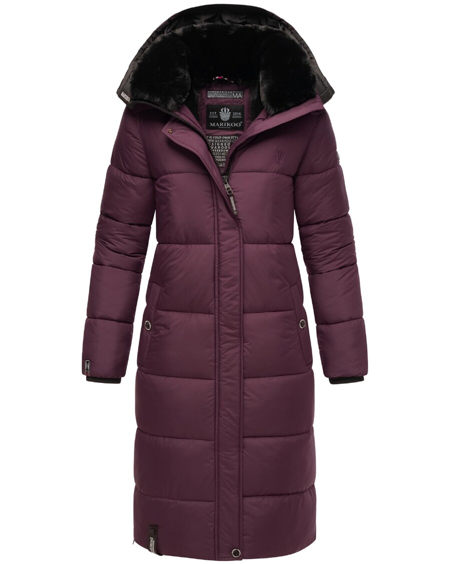 

Зимнее пальто MARIKOO Winter Coat Reliziaa, цвет plum/violet