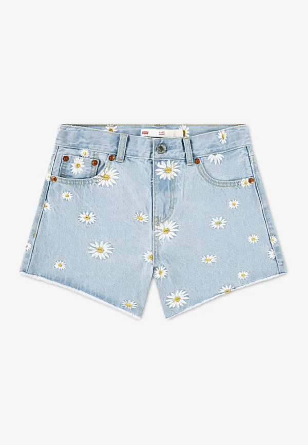 Джинсовые шорты daisy а-силуэта Levi'S, Light Sugar