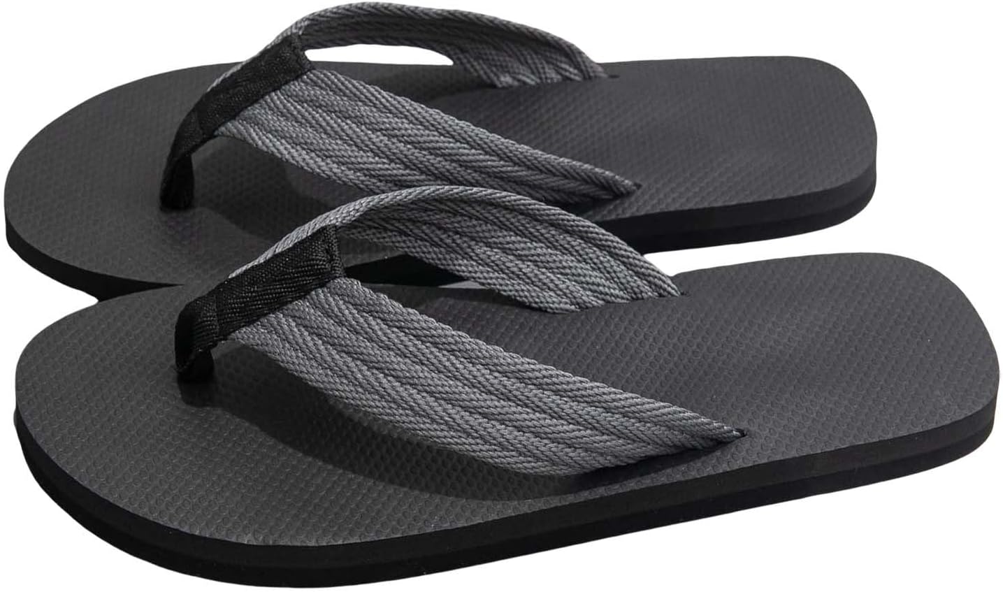 

Мужские кожаные шлепанцы летние пляжные бассейновые вьетнамки с поддержкой свода, водонепроницаемые резиновые женские тапочки Generic, серый