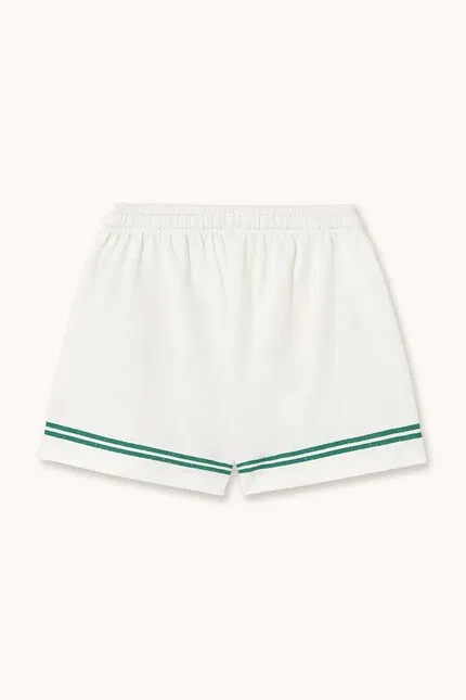 Шорты детские с принтом Red Roses Graphic Shorts Tinycottons, белый — фото 2