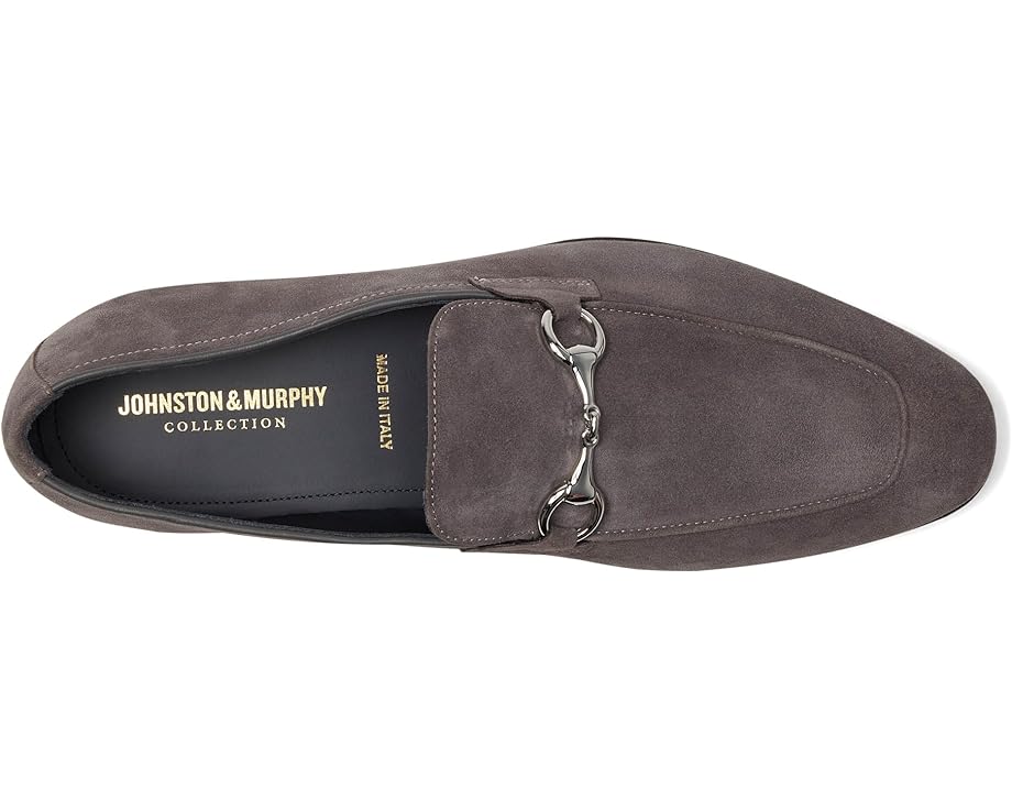 Лоферы Johnston & Murphy Collection Taylor Bit, цвет Gray Italian Suede — фото 2