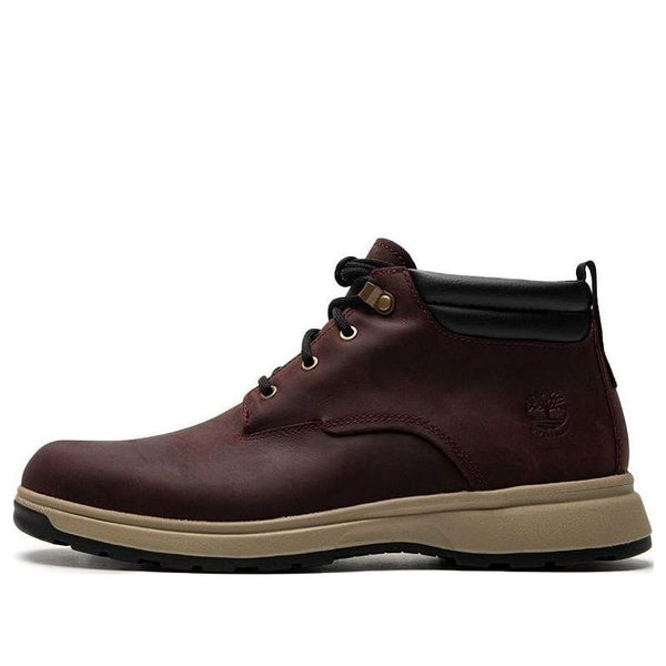 

Кроссовки greenstride atwells ave waterproof chukka boot 'burgundy full grain' Timberland, бургундия