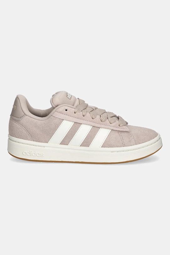 Замшевые кроссовки Grand Court Alpha 00S Adidas, розовый — фото 2