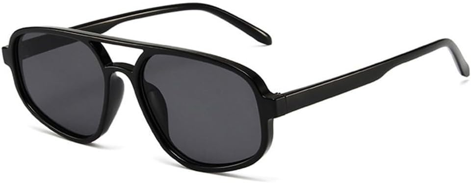 

Женские солнцезащитные очки с двойной перемычкой UV400, мужские очки «кошачий глаз» с леопардовым принтом для занятий спортом на открытом воздухе, бега и верховой езды, леопардовый принт LXLHWN, Black Grey