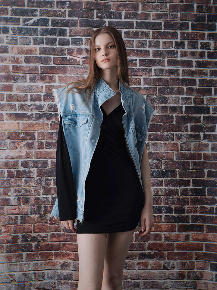

Джинсовая куртка LTB Jeansweste Elowen, голубой
