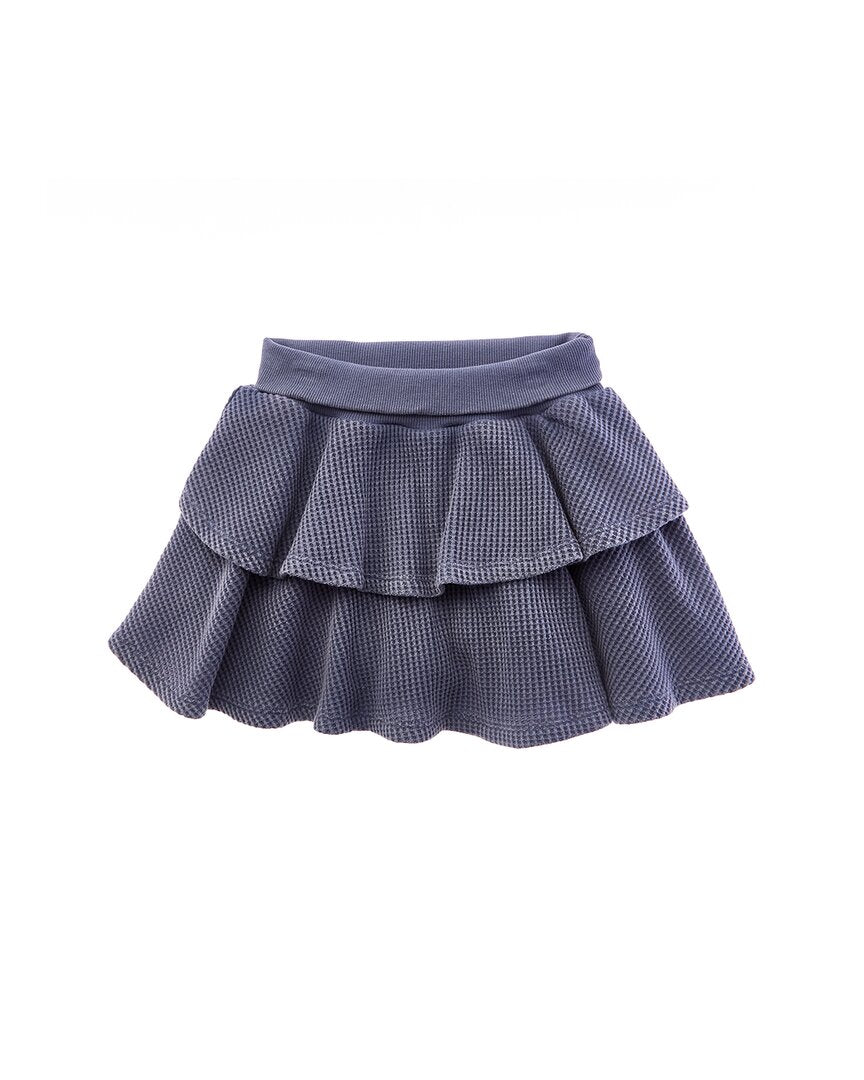 

Великолепная термоюбка с оборками Splendid, серый