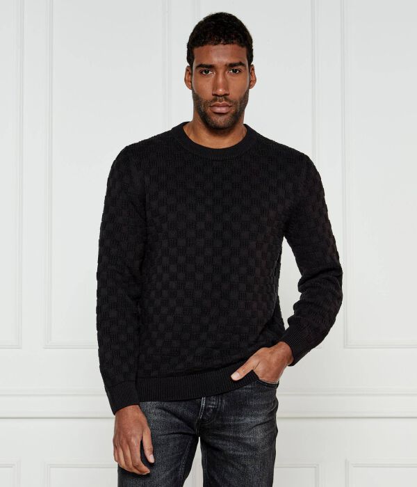 

Свитер для моряка Loose fit Hugo, черный