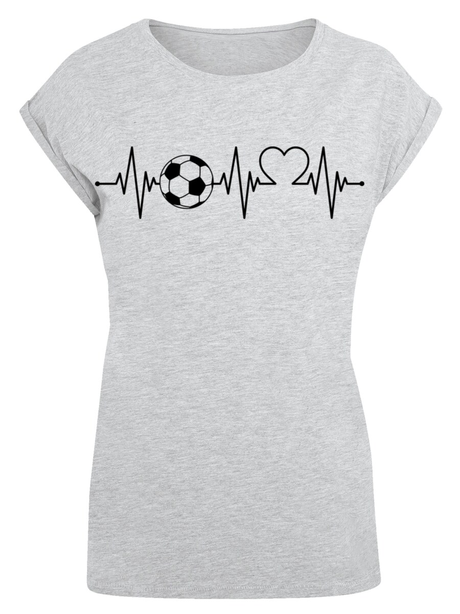 

Рубашка F4NT4STIC Heartbeat Soccer, светло-серый