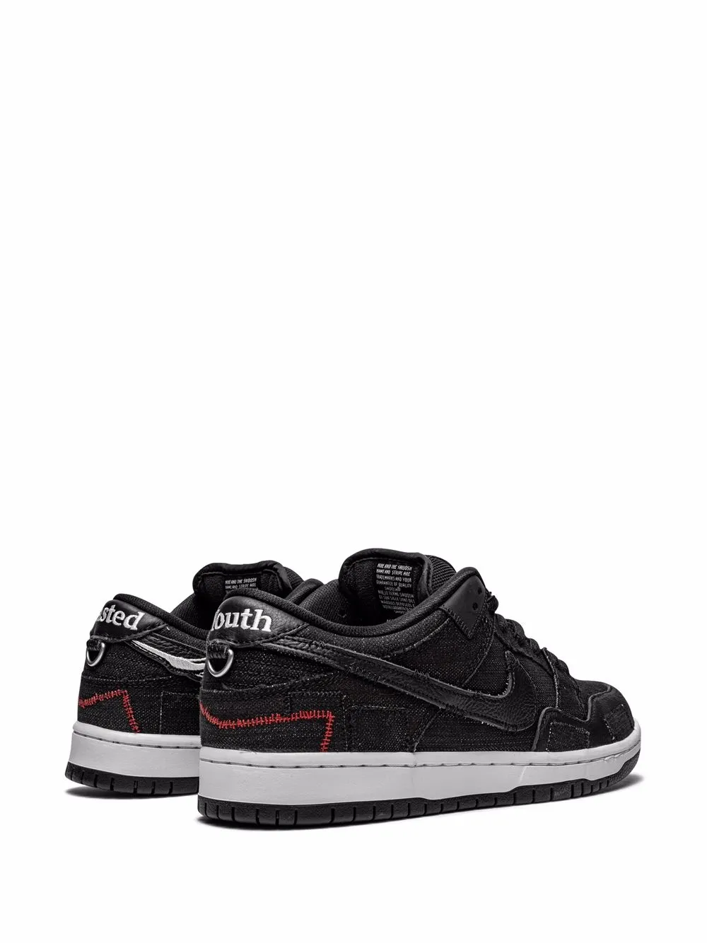 Кроссовки SB Dunk Low Nike, черный — фото 3